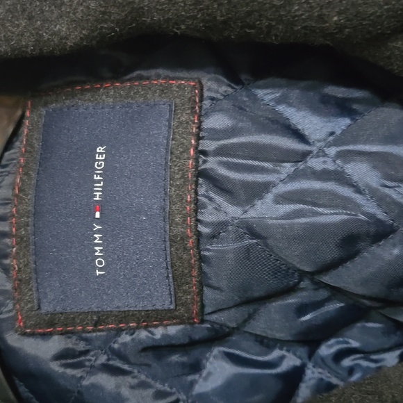 Tommy Hilfiger Mens Jacket - Wool Melton Classic Double Breasted Peacoat… - Picture 2 of 7